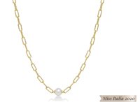 Collana Miluna Donna Miss Italia 2020 in Argento Perla PCL6021G - PCL6021G